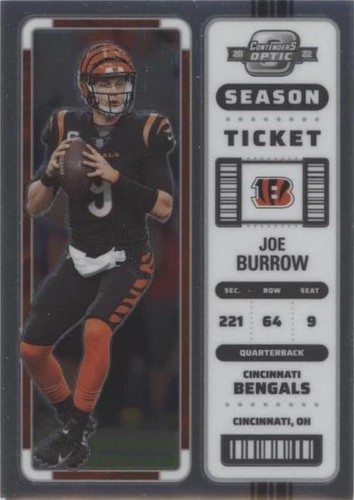 2022 Panini Contenders Optic Joe Burrow #9