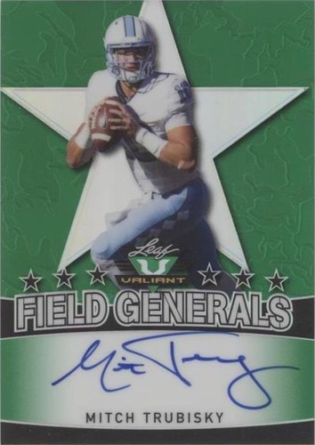 2017 Leaf Valiant Mitchell Trubisky #FG-MT1