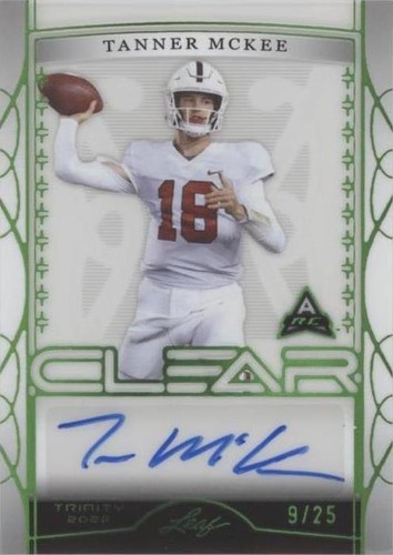 2022 Leaf Trinity Tanner McKee #CA-TM1