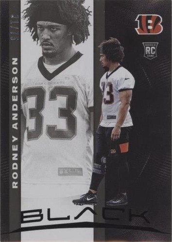 2019 Panini Black Rodney Anderson #51