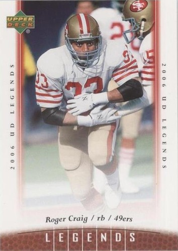 2006 UD Legends Roger Craig #41