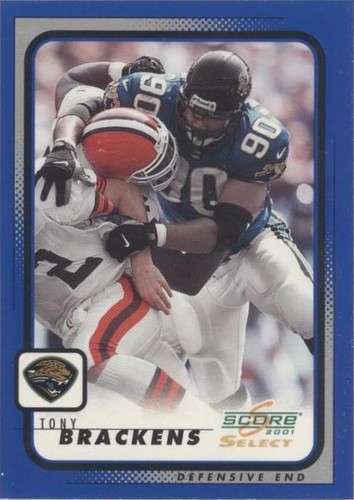 2001 Score Select Tony Brackens #96