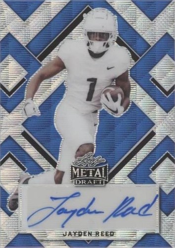 2022 Leaf Metal Draft Jayden Reed #BA-JR3