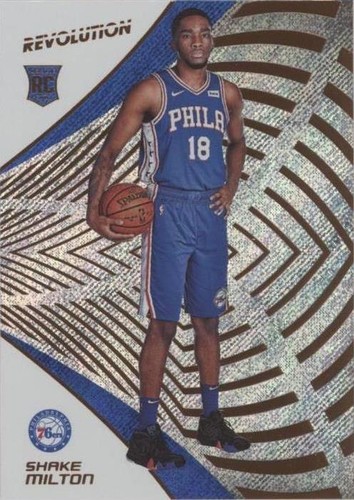 【RC AUTO】SHAKE MILTON 76ERS PANINI SHAKE MILTON 18-19 PANINI CHRONICLES ROOKIE SIGNATURES