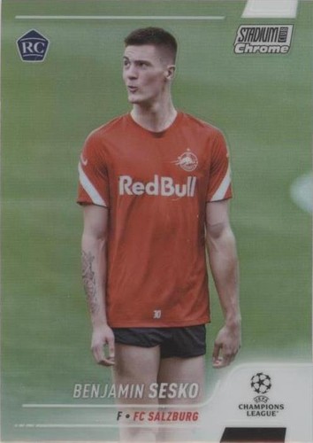 2021-22 Topps Stadium Club Chrome UCL Benjamin Sesko #49