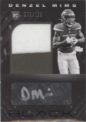 2020 Panini Black Denzel Mims #220
