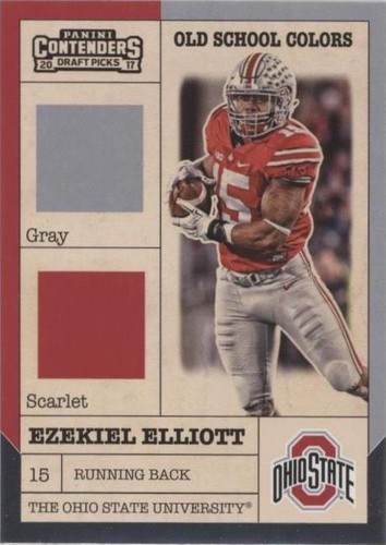 2017 Panini Contenders Draft Picks Ezekiel Elliott #1