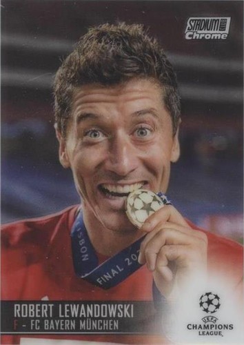 2020-21 Topps Stadium Club Chrome UCL Robert Lewandowski #68