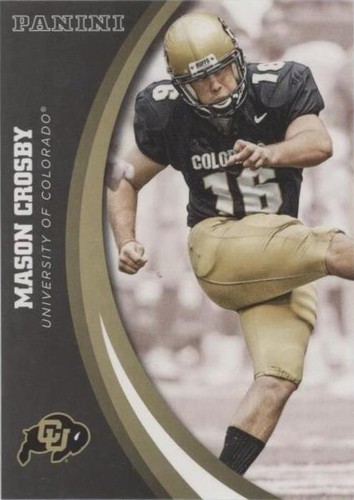 2016 Panini Colorado Buffaloes Mason Crosby #34