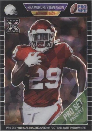 2021 Leaf Pro Set Metal Rhamondre Stevenson #76