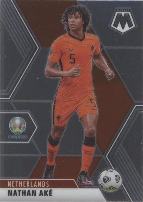 ナタン・アケ 2020-21 Panini Mosaic EURO NATHAN AKE White Circles Prizm H2