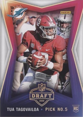 専用Tua Tagovailoa rookie 2020 auto Tua Tagovailoa 2020 Rookie Auto #2 of 10 Panini Instant!!!! (Miami