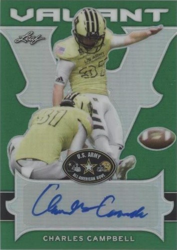 2018 Leaf Metal U.S. Army All-American Bowl Charles Campbell #BA-CC1