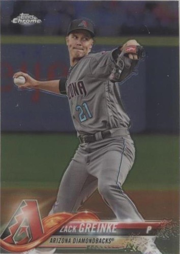 2018 Topps Chrome - Zack Greinke #156
