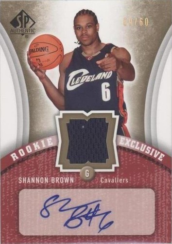 2006-07 SP Authentic - Shannon Brown #RE-SB