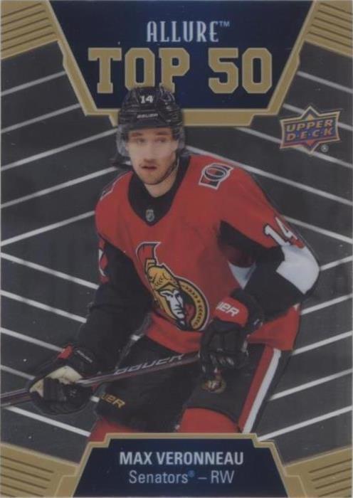 2019-20 Upper Deck Allure - Max Veronneau #T50-15