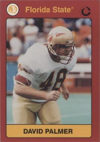 1991 Collegiate Collection Florida State Seminoles David Palmer #71