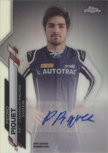 2020 Topps Chrome Formula 1 - Pedro Piquet #F1A-PP