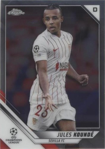 2021-22 Topps Chrome UCL Jules Kounde #121