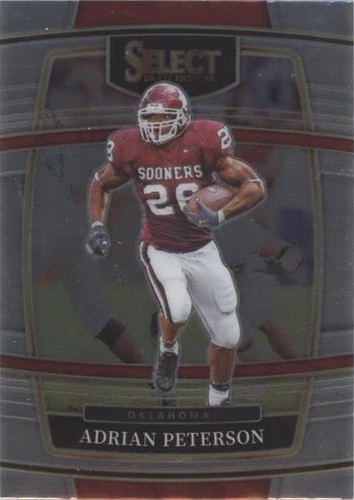 2022 Panini Select Draft Picks Adrian Peterson #65