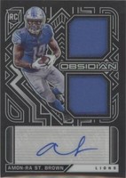 2021 Panini Obsidian Amon-Ra St. Brown #RJI-ASB