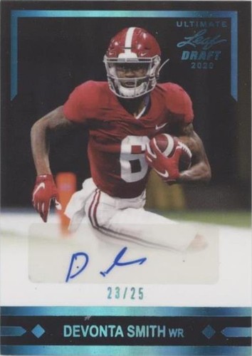 2021 Leaf Ultimate Draft DeVonta Smith #91-DS2