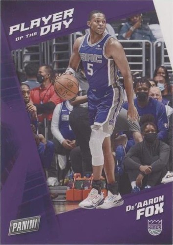 2021-22 Panini Player of the Day - De'Aaron Fox #44