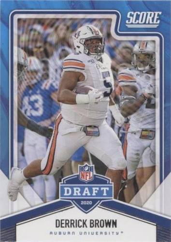2020 Score Derrick Brown #NFL-21