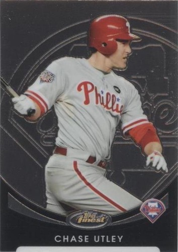 2010 Topps Finest - Chase Utley #53