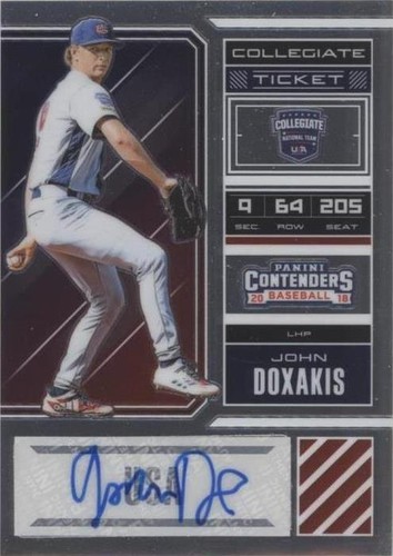 2018 Panini Elite Extra Edition - John Doxakis #USA-JD