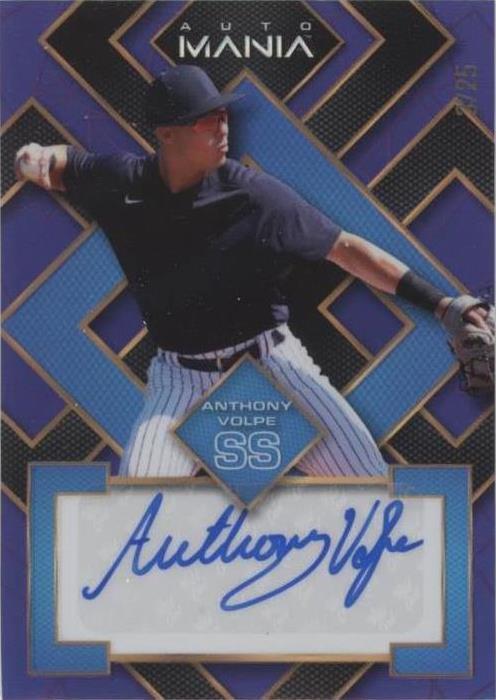 2023 Wild Card Auto Mania - Anthony Volpe #AM-SQ4