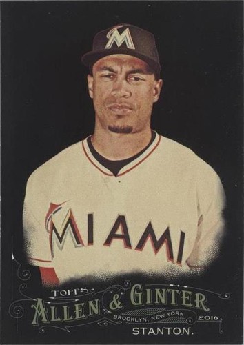 2016 Topps Allen & Ginter X - Giancarlo Stanton #262