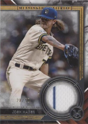 2022 Topps Museum Collection - Josh Hader #MMR1-JH