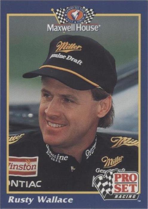 1992 Pro Set Maxwell House Racing - Rusty Wallace #16