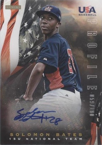 2012 Panini USA Baseball National Team - Solomon Bates #4