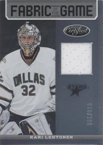 2012-13 Panini Certified - Kari Lehtonen #FOG-KL