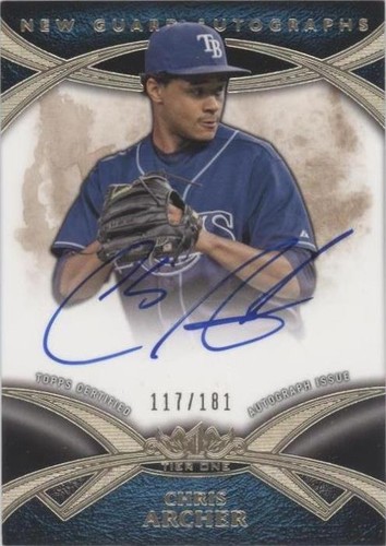 2014 Topps Tier One - Chris Archer #NGA-CAR