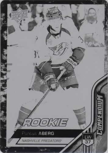 2016-17 Upper Deck Compendium - Pontus Aberg #296