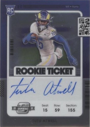 2021 Panini Contenders Optic Tutu Atwell #119
