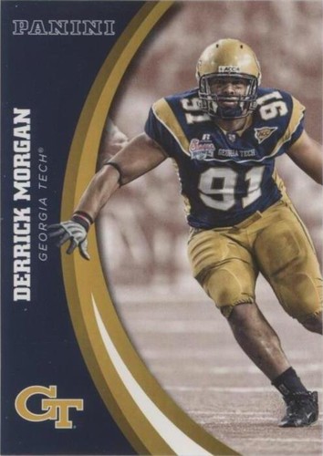 2016 Panini Georgia Tech Yellow Jackets Derrick Morgan #17