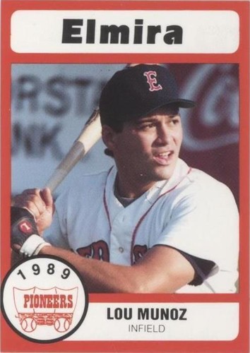 1989 Bill Pucko Elmira Pioneers - Lou Munoz #12