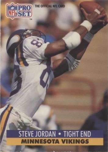 1991 Pro Set Steve Jordan #573