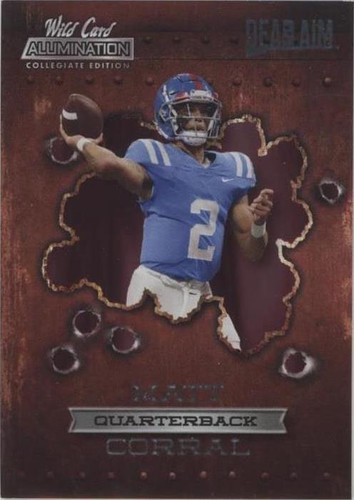 2021 Wild Card Alumination NIL Collegiate Edition Matt Corral #ANDA-18