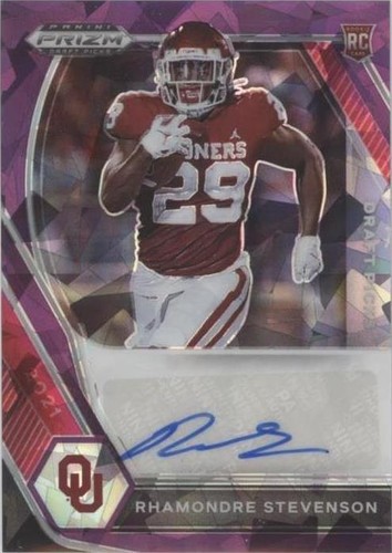 2021 Panini Prizm Draft Picks Rhamondre Stevenson #DPA-RST