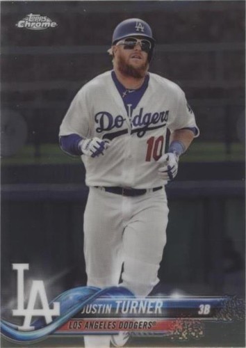 2018 Topps Chrome - Justin Turner #36