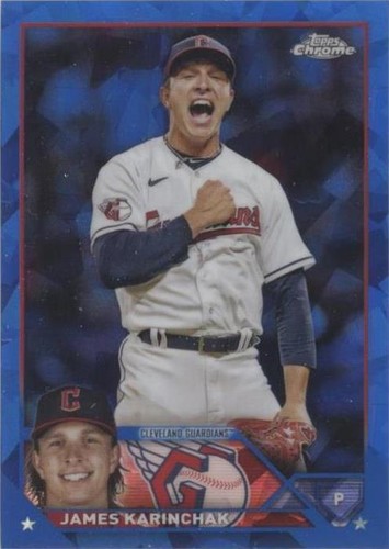 2023 Topps Chrome Update Series Sapphire Edition - James Karinchak #USCS239
