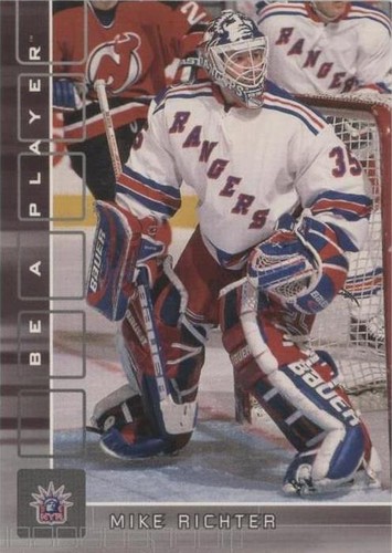 2001-02 In the Game Be A Player Memorabilia - Mike Richter #222