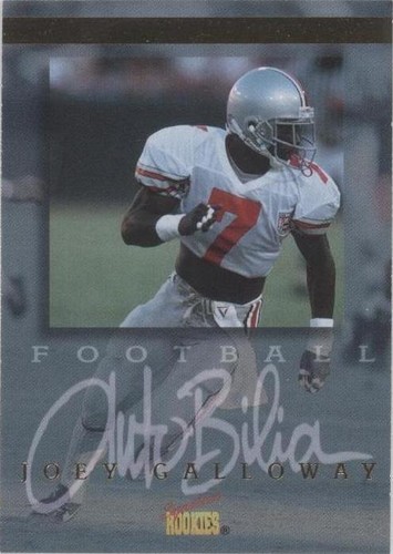 1996 Signature Rookies Autobilia Joey Galloway #8