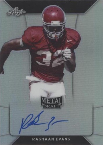 2018 Leaf Metal Draft Rashaan Evans #BA-RE1