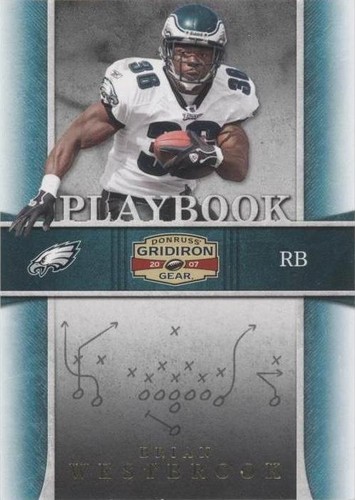 2007 Donruss Gridiron Gear Brian Westbrook #PB-19